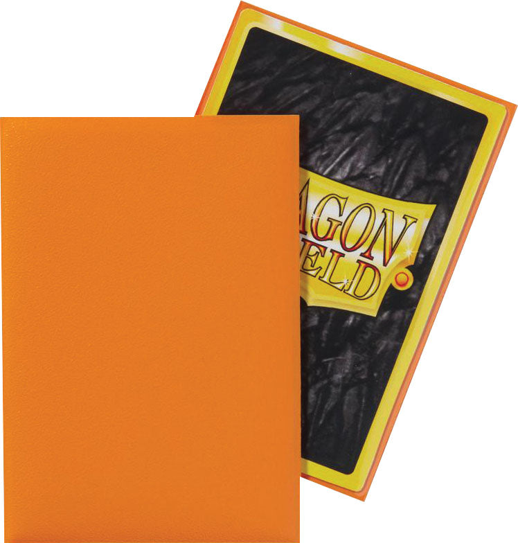 Dragon Shield Japanese Matte, 60 Sleeves Per Box Clear Orange