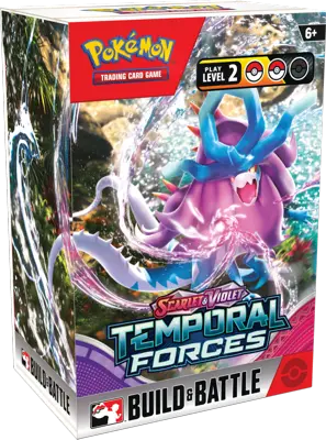 Pokemon TCG: Scarlet & Violet - Temporal Forces Build & Battle Box