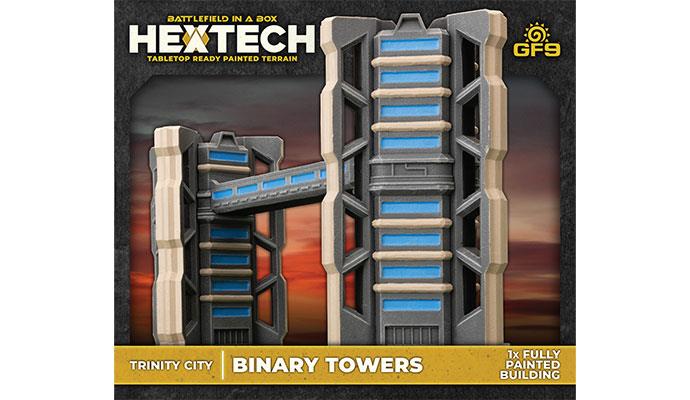 Hextech Trinity City Binary Towers