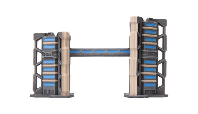 Hextech Trinity City Binary Towers