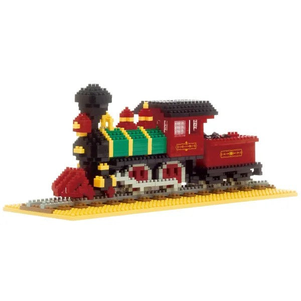 Pre-Order by 11/29/2024 Nanoblock: Advanced - Steam Locomotive 4-4-0 Display (6)