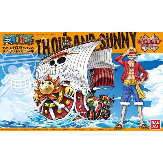 Pre-Order by 11/29/2024 Bandai Hobby: One Piece Grand Ship Collection Model Kit - #001 Thousand Sunny Model Ship