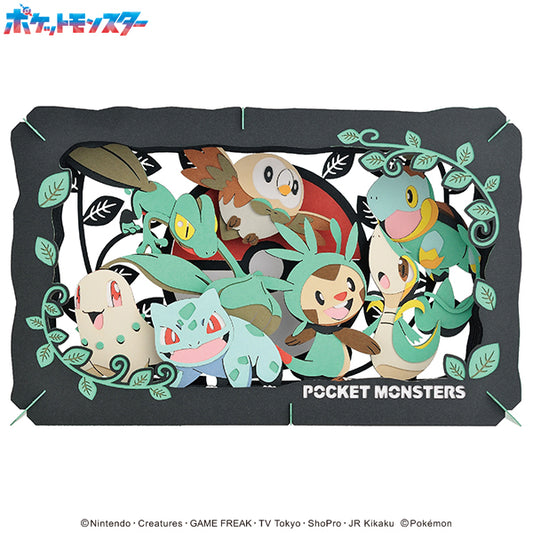 Pre-Order by 11/29/2024 Ensky: Paper Theater - Pokemon Type: Grass