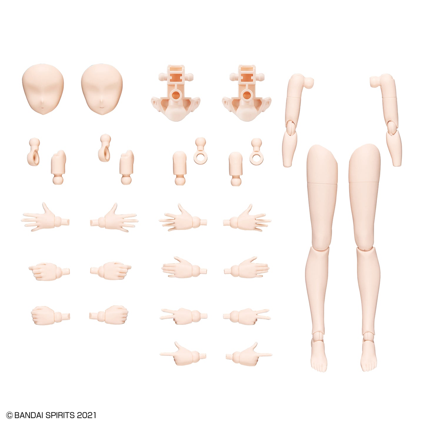 Pre-Order by 11/29/2024 Bandai Hobby: 30 Minute Sisters - #09 Option Body Parts Arm parts & Leg Parts [Color B]