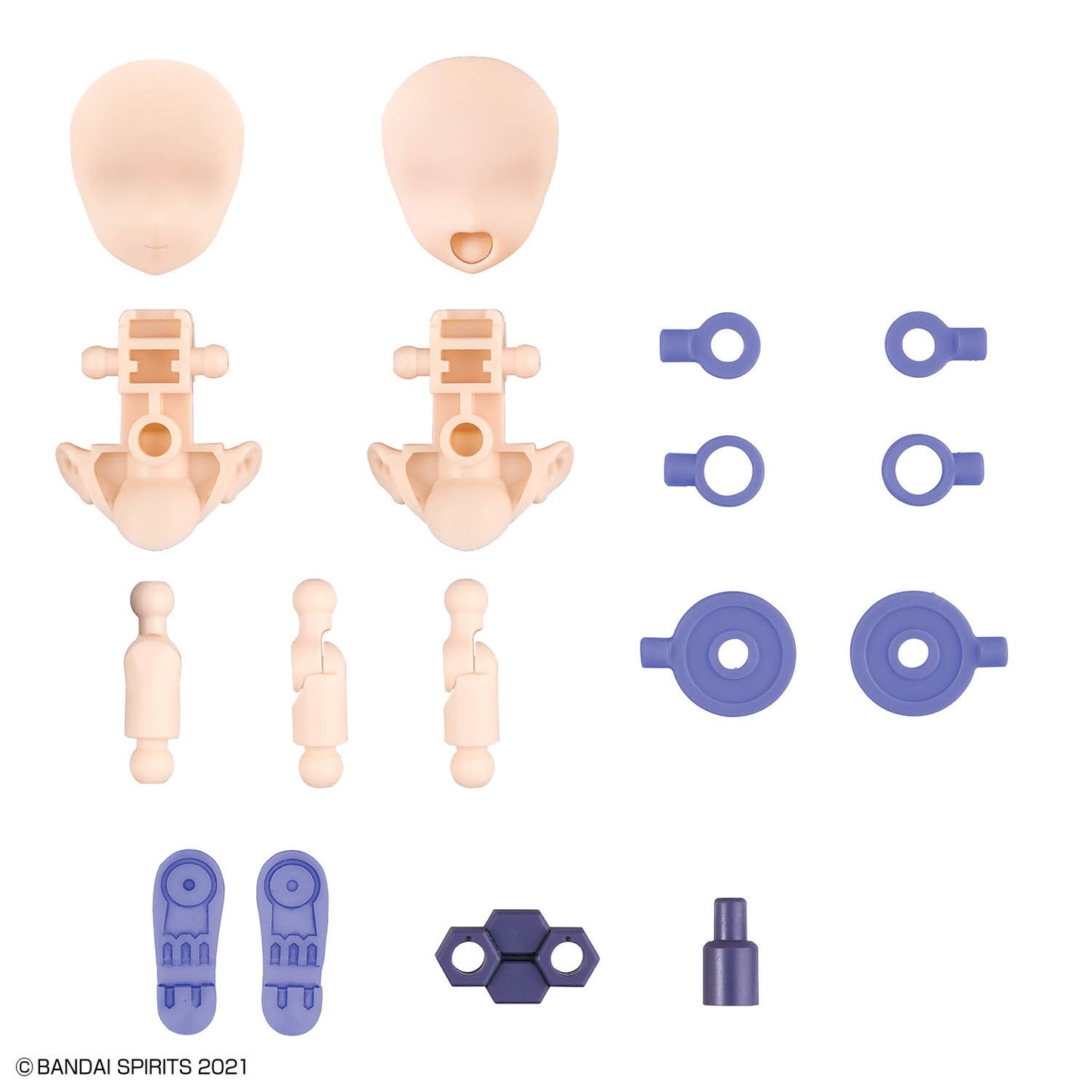 Pre-Order by 11/29/2024 Bandai Hobby: 30 Minute Sisters - #11 Option Parts Set 11 (Fang Costume) [Color A]