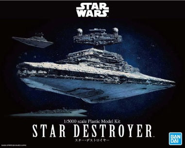 Pre-Order by 11/29/2024 Bandai Hobby: Star Wars Plastic Vehicle 1/5000 Model - Star Wars Star Destroyer