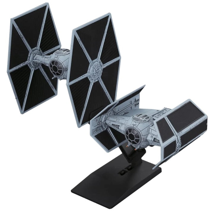 Pre-Order by 11/29/2024 Bandai Hobby: Star Wars Vehicle Model - Star Wars Tie Advanced x1 and Tie Fighter set