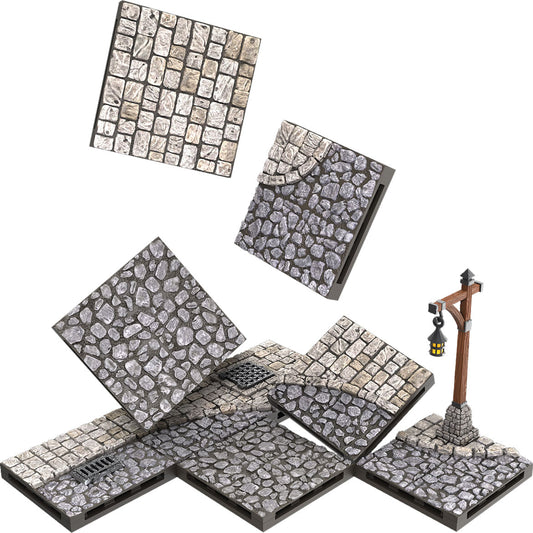 Warlock Tiles: Town and Village - Town Square