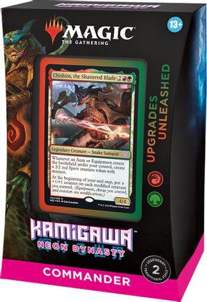 MTG NEO Commander Deck Kamigawa Neon Dynasty Upgrades Unleashed