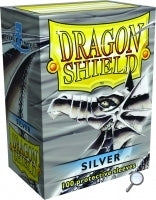 Dragon Shield Game Sleeves Matte Silver 100 Count