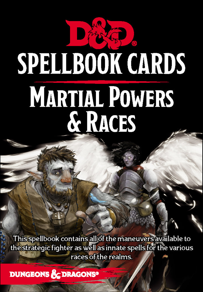 D&D Cards: Spellbook  - Martial Powers and Races