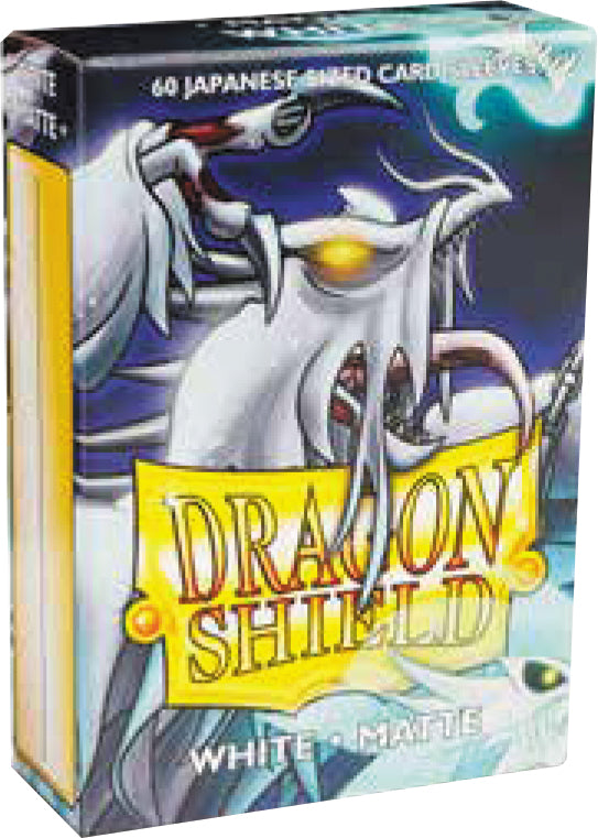 Dragon Shield Japanese Matte, 60 Sleeves Per Box Clear White