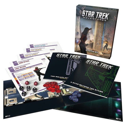 Modiphius Entertainment Star Trek Adventures Starter Set (Star Trek RPG Box Set)
