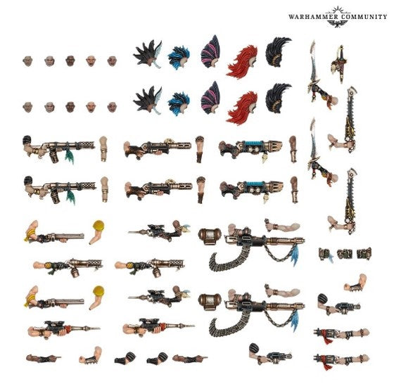 NECROMUNDA: ESCHER WEAPONS & UPGRADES