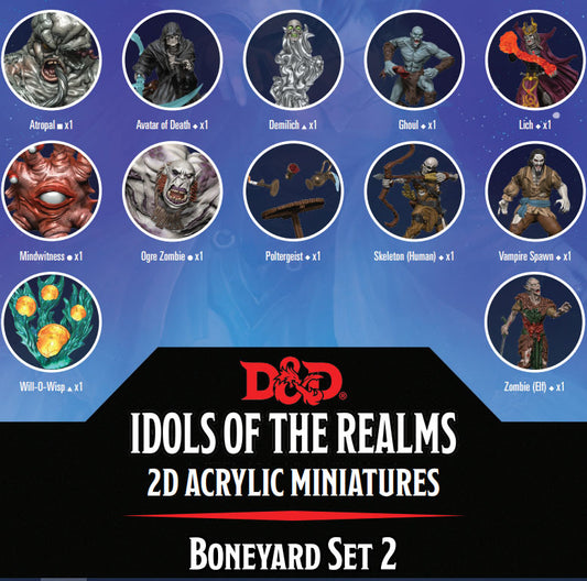 D&D: Idols of the Realms 2D Boneyard Set 2