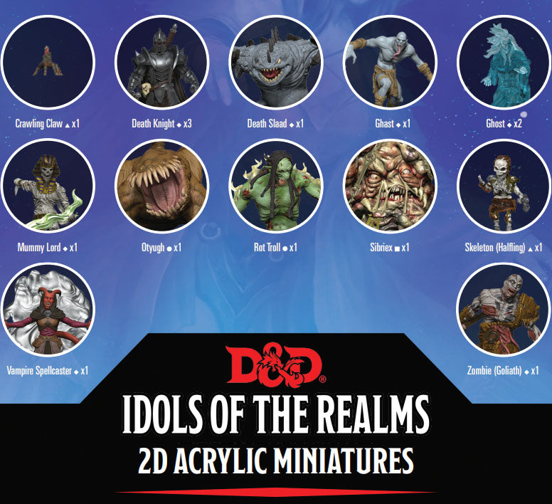 D&D: Idols of the Realms 2D Boneyard Set 01
